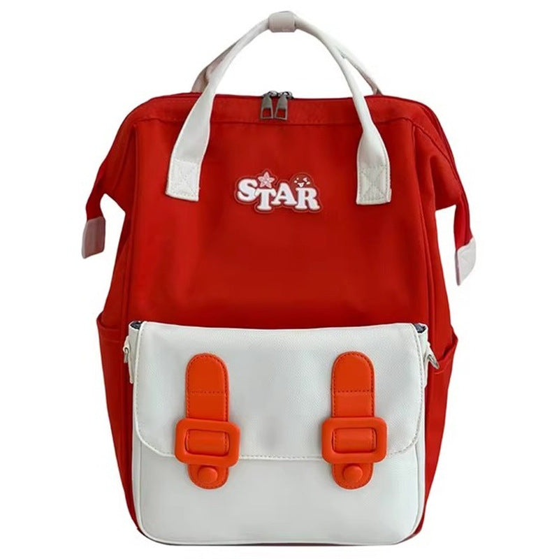 Junior High Female Large Capacity Primary Leisure Backpack