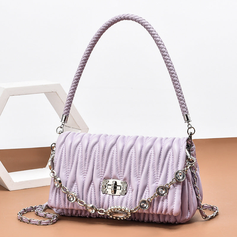 Women's French Minority Pearl Fashionable Underarm High-grade Versatile Women's Messenger Bag