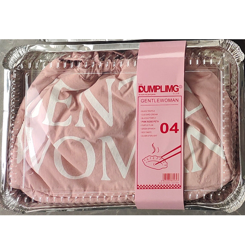 Women's Simple Letter Printing Large Capacity Lady's Underarm Bag