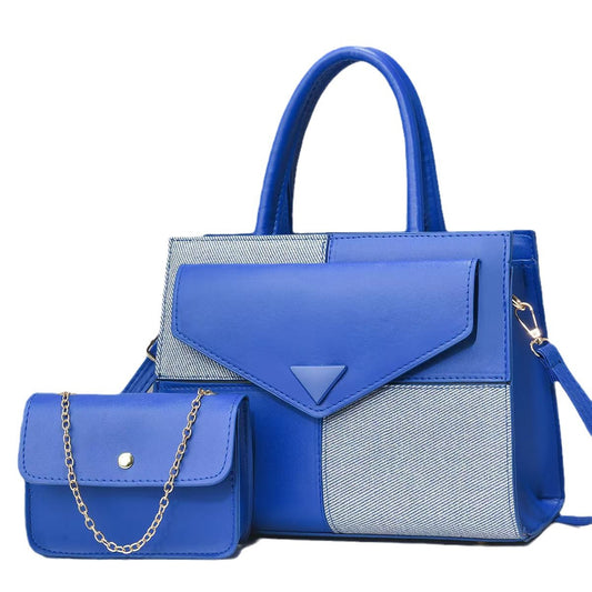 Patchwork Contrast Color Good-looking Light Luxury Women's Shoulder Bag