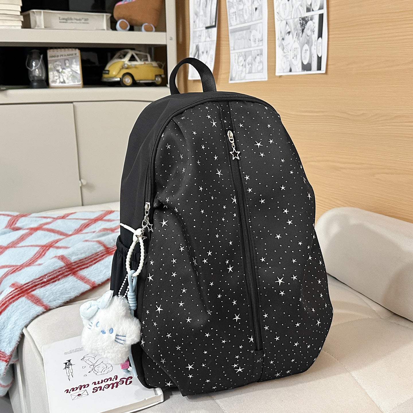 Style Good-looking Fresh Sweet Star Moon Leisure Backpack
