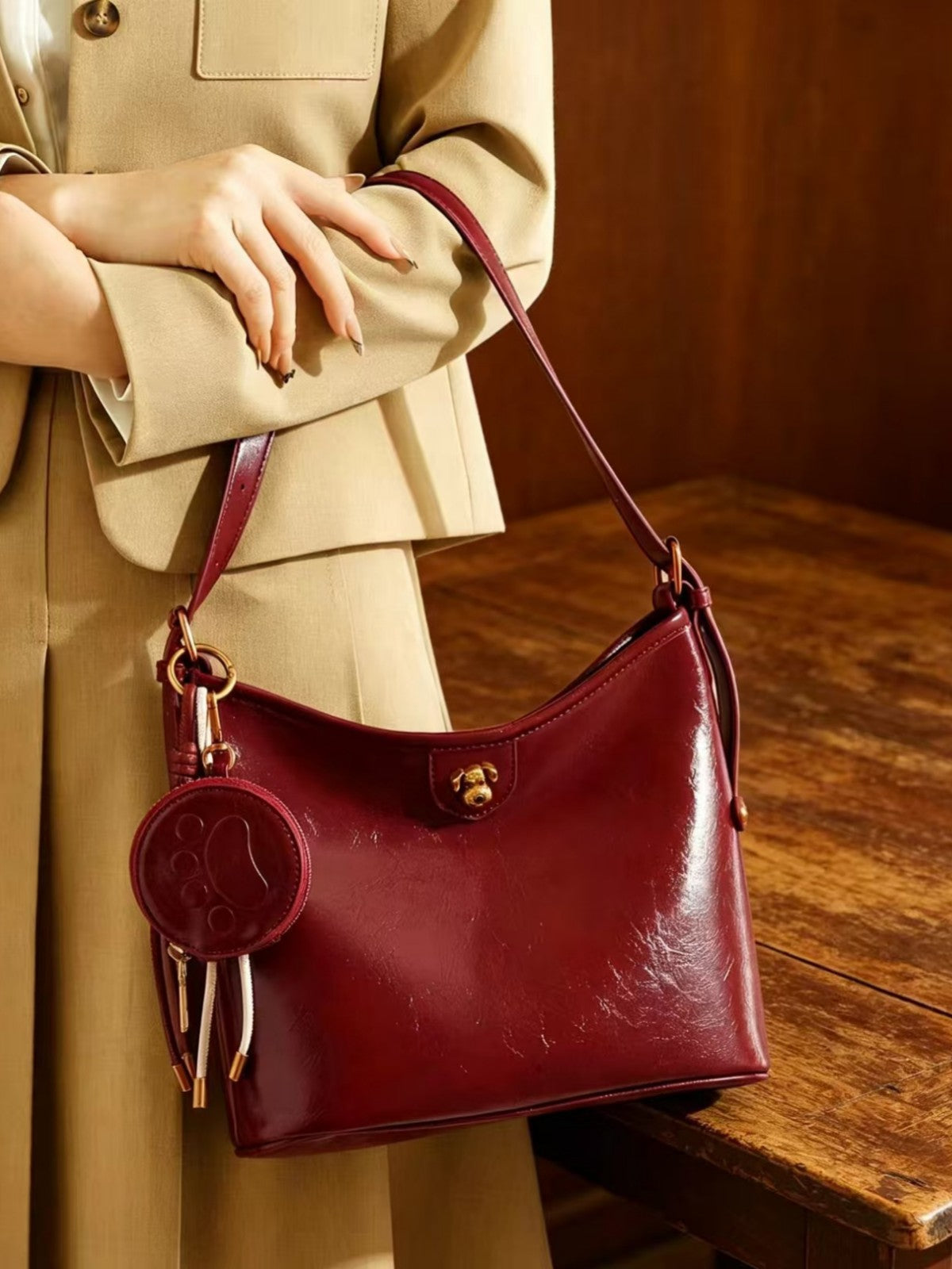 Women's Fashionable Simple Large Capacity Mori Cute Tote Bag
