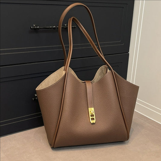 Women's Simple Retro Daily Commuter High Sense Underarm Bag