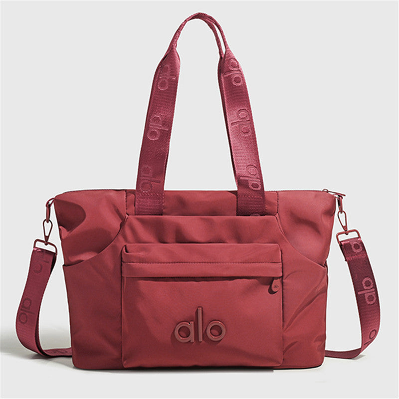Women's Simple Yoga Fitness Fashion One Solid Women's Shoulder Bag