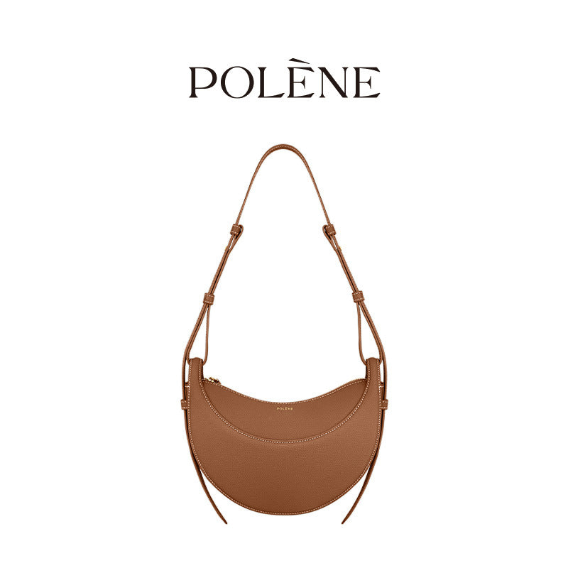 Women's Selenodont Niche Genuine Leather Saddle Fashion Women's Messenger Bag