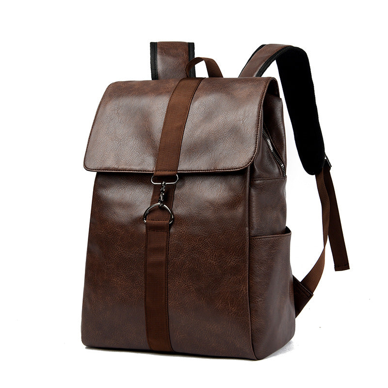 Men's Large Capacity Commute Retro Simple Business Backpack
