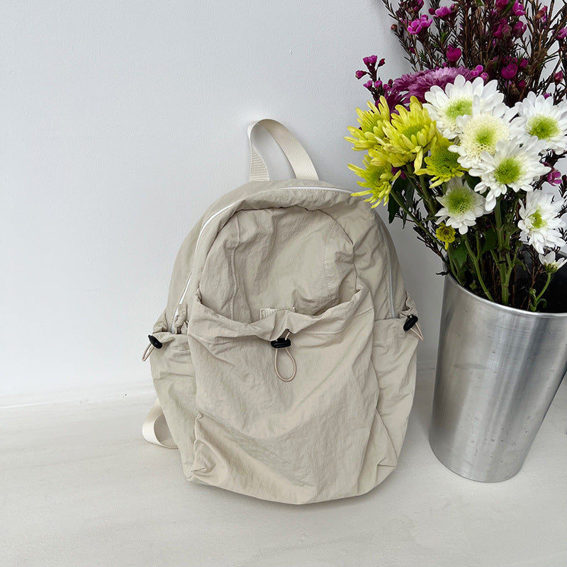 Korean Style Large Capacity Nylon Lightweight Leisure Women's Backpack