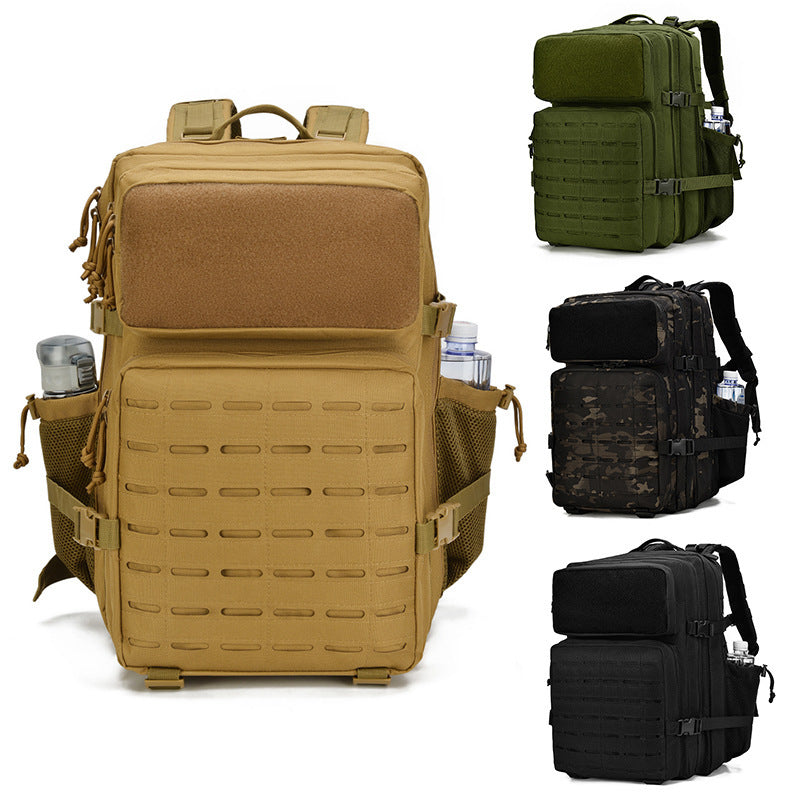 Men's Laser Large Capacity Waterproof Rucksack Camouflage Sports Backpack