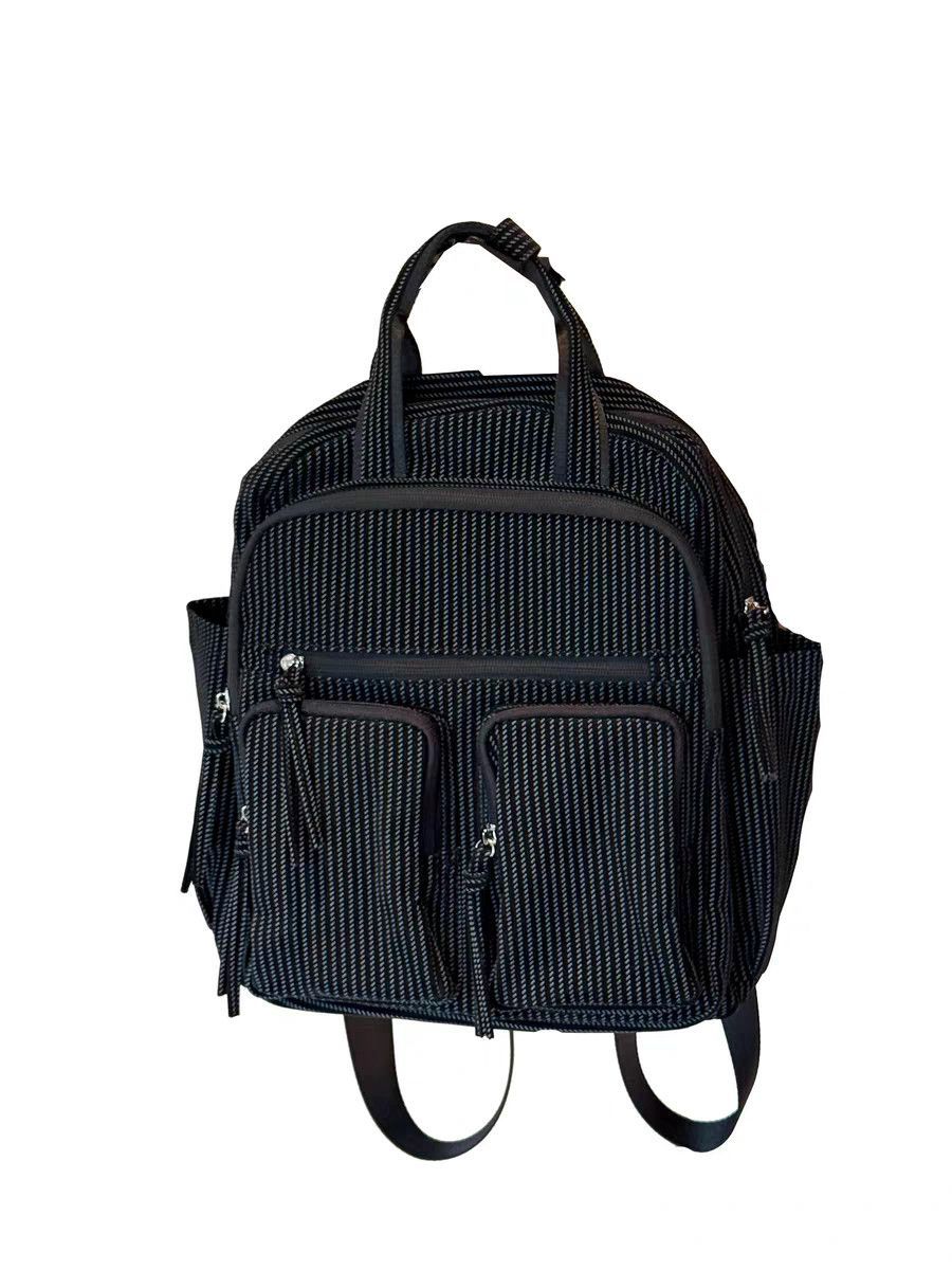 Sandwich Niche Soft Leather Large Capacity Versatile Leisure Backpack