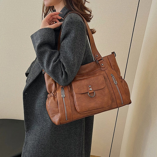 Easy Matching High Sense Large Capacity Women's Messenger Bag