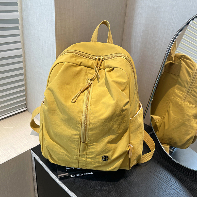 Women's Simple High College Large Capacity High-grade Leisure Backpack