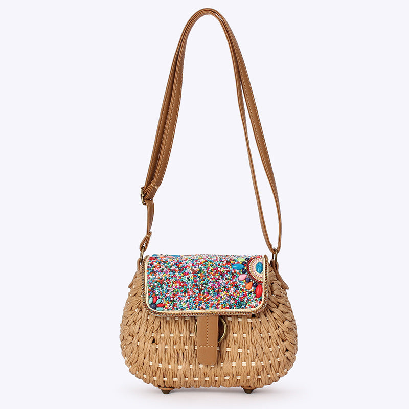 Woven Advanced Texture Minority Simple Design Ladies Bags