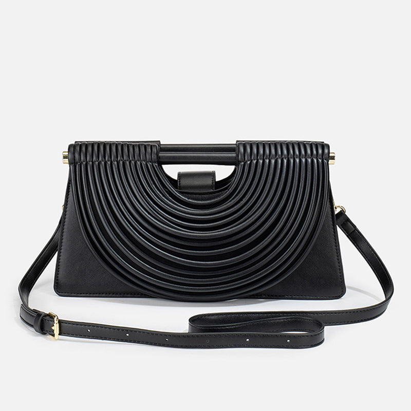 Women's Woven Clutch Fashion Personality Trend High-grade Small Square Bags