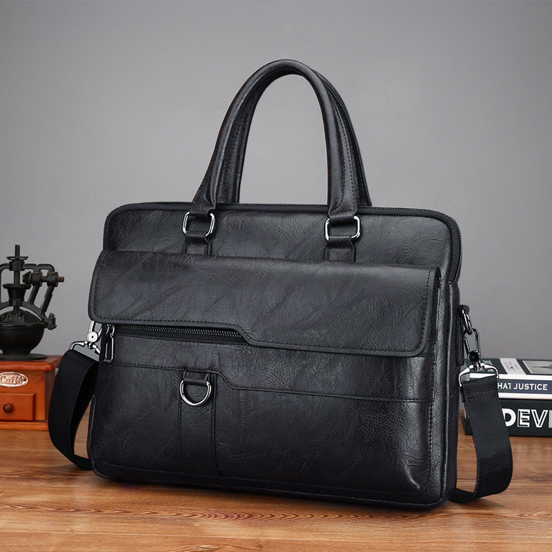 Men's Horizontal Computer Business Commute Trip Office Bags