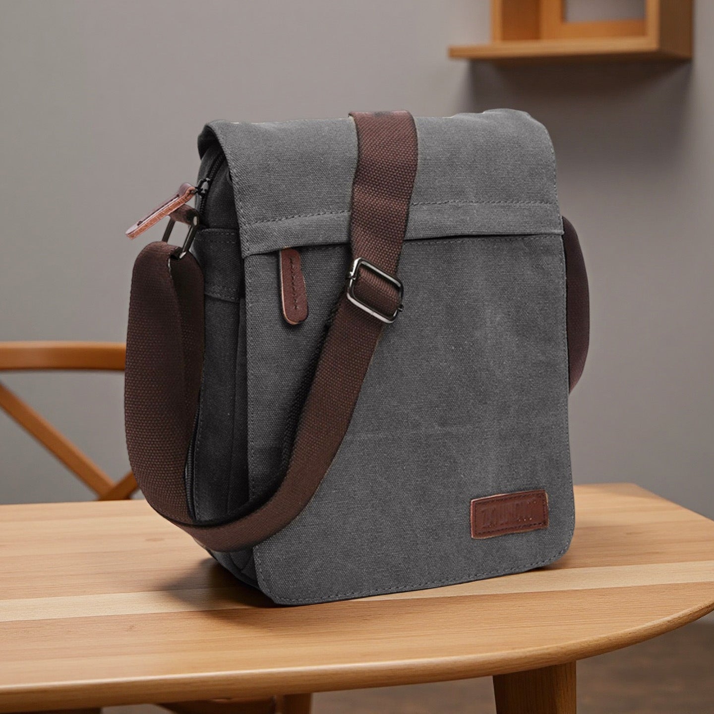 Classy Trendy Men's Single Canvas Computer Men's Messenger Bag