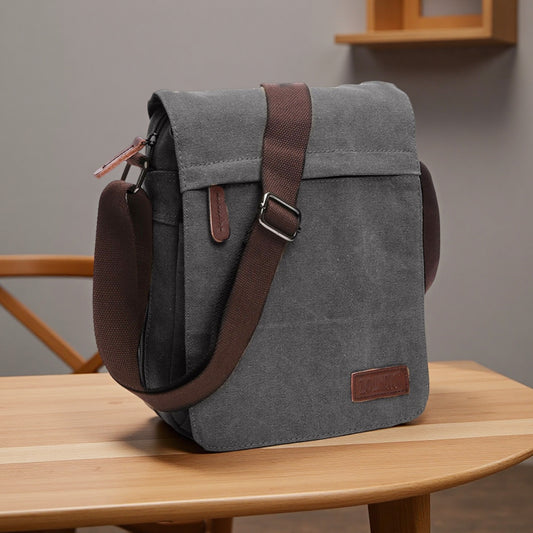 Classy Trendy Men's Single Canvas Computer Men's Messenger Bag