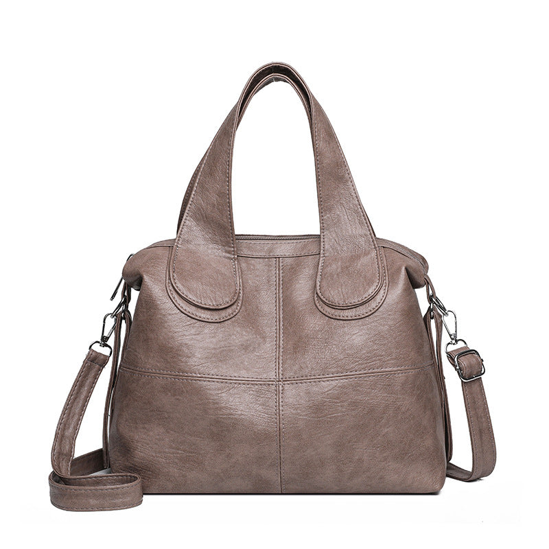 Women's Soft Leather Carrying Versatile Large Capacity Women's Backpack