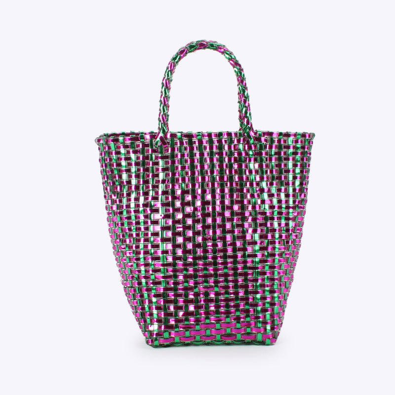 Simple Plastic Woven Daily Leisure Seaside Vacation Bags