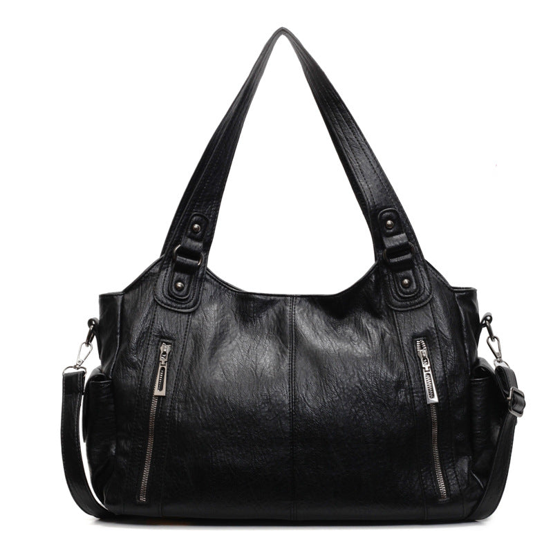 Women's Retro Versatile Fashionable Lightweight Feel Hand-carry Tote Bag