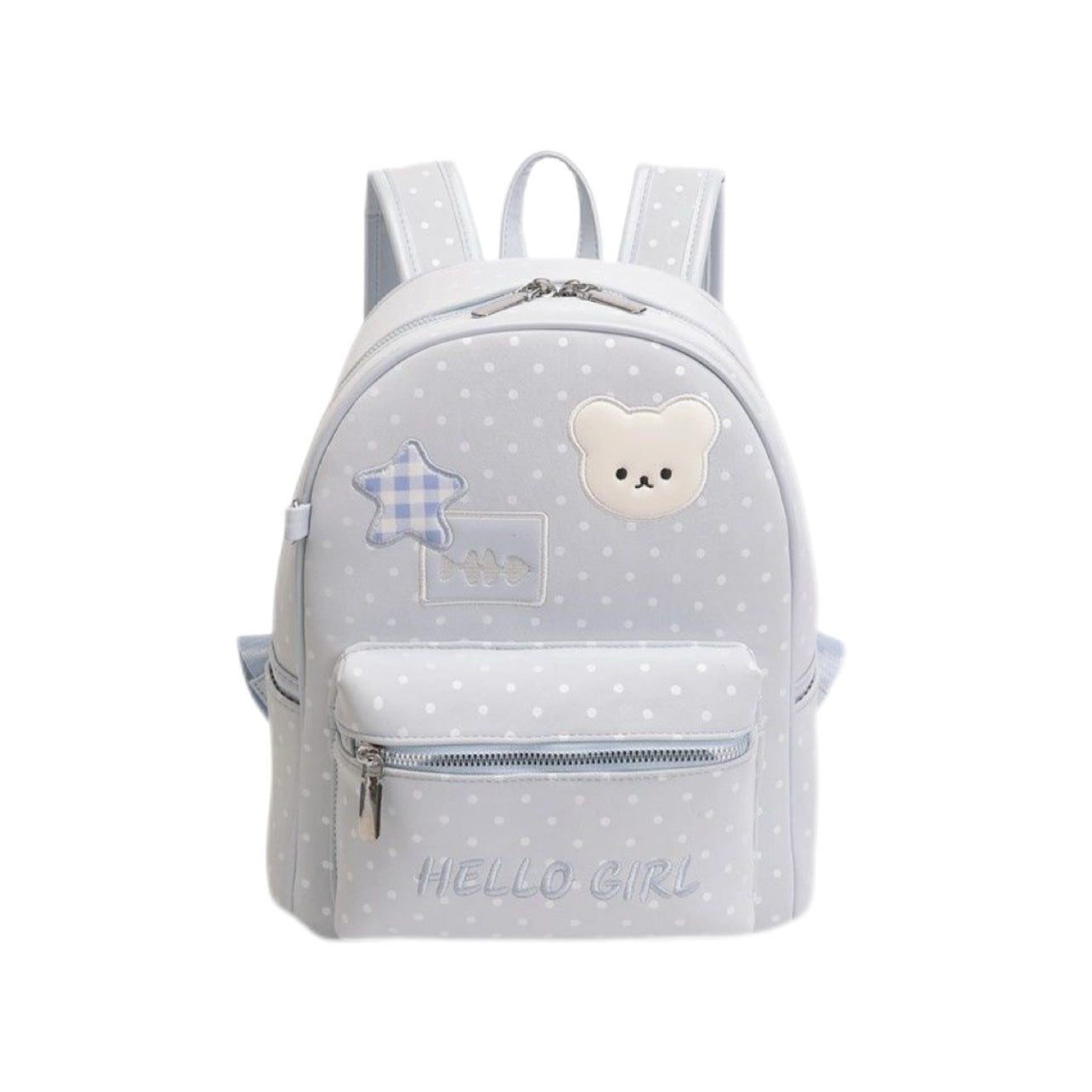 Female Stylish Good Texture Cute Polka Leisure Backpack