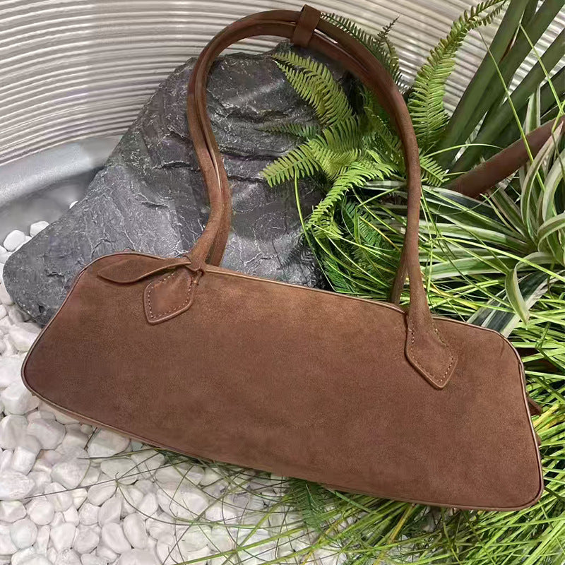 Women's Hot Sausage Trendy Baguette Fashion Genuine Underarm Bag