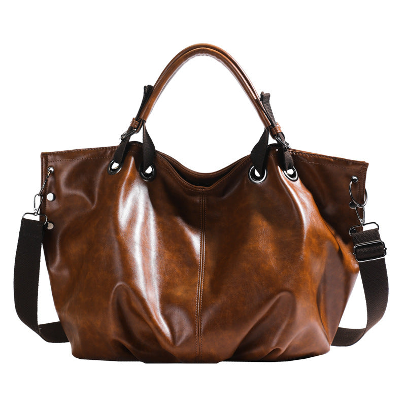 Women's Retro High-grade Loose Large Capacity Portable Women's Shoulder Bag
