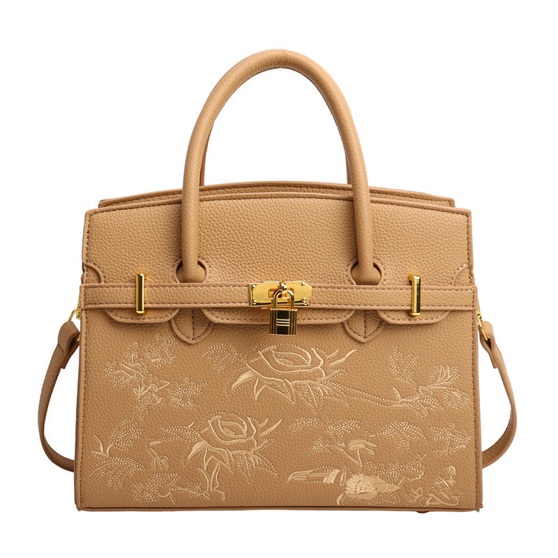 Versatile Women's Chinese Embroidery Mom Premium Women's Messenger Bag