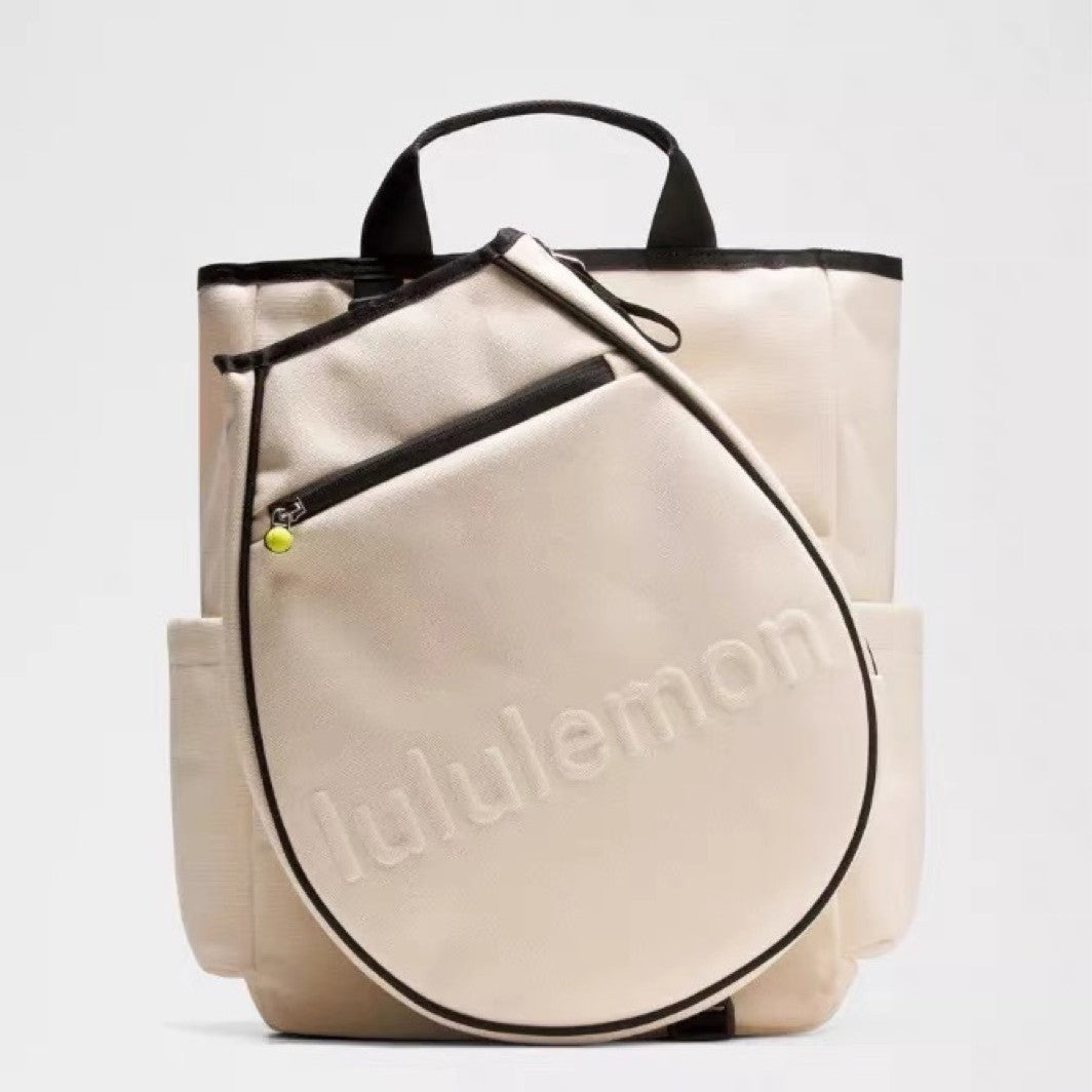 Women's & Men's Tennis Canvas Exercise Portable Lightweight Leisure Backpack