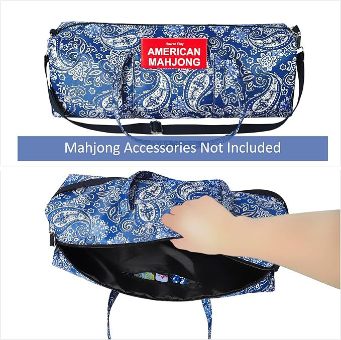 Mahjong Storage Large Capacity Handy Good-looking Makeup Bag