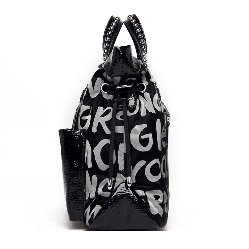 Popular Women's Letter Rhinestone Fashion Elegant Tote Bags
