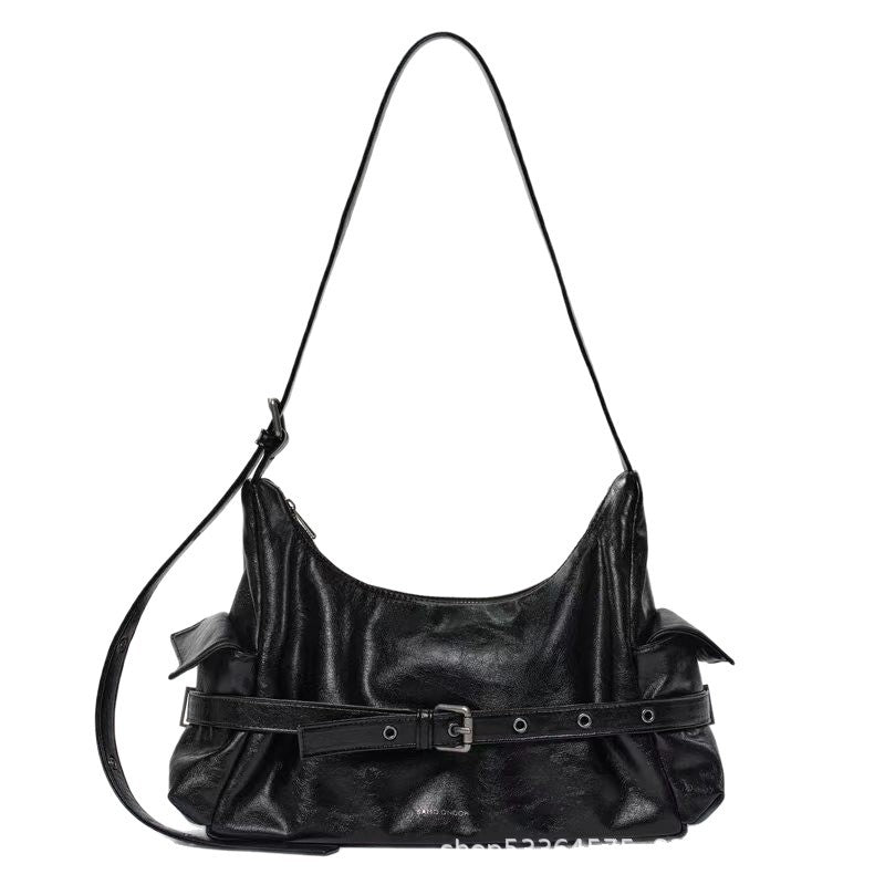 Glamorous Niche Motorcycle Fashion Large Capacity Underarm Bag