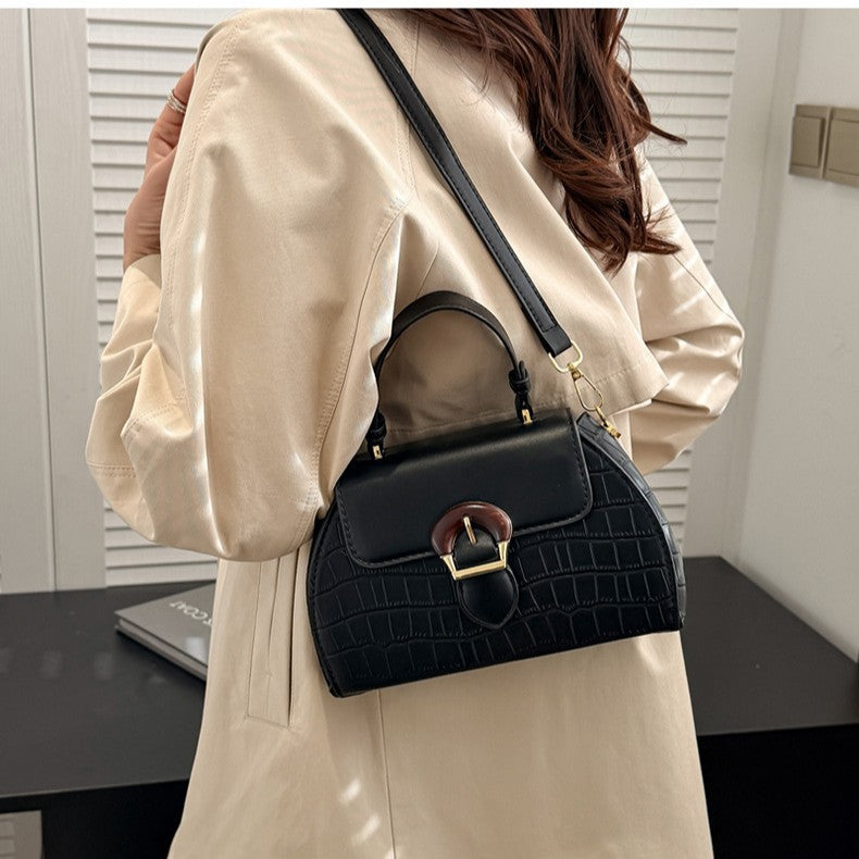 Women's Stylish Textured Simple Popular Trend Alligator Bags