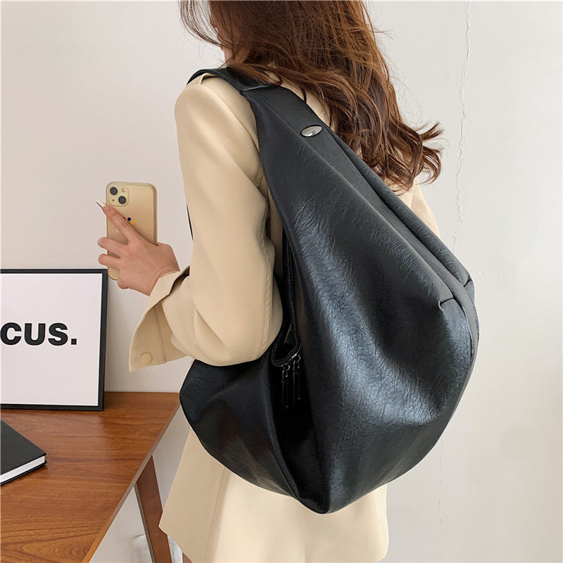 Women's High-grade Light Luxury Large Capacity Commuter Tote Bags