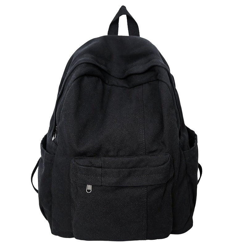 Women's Mori Canvas Female Contrast Color Camp Backpacks