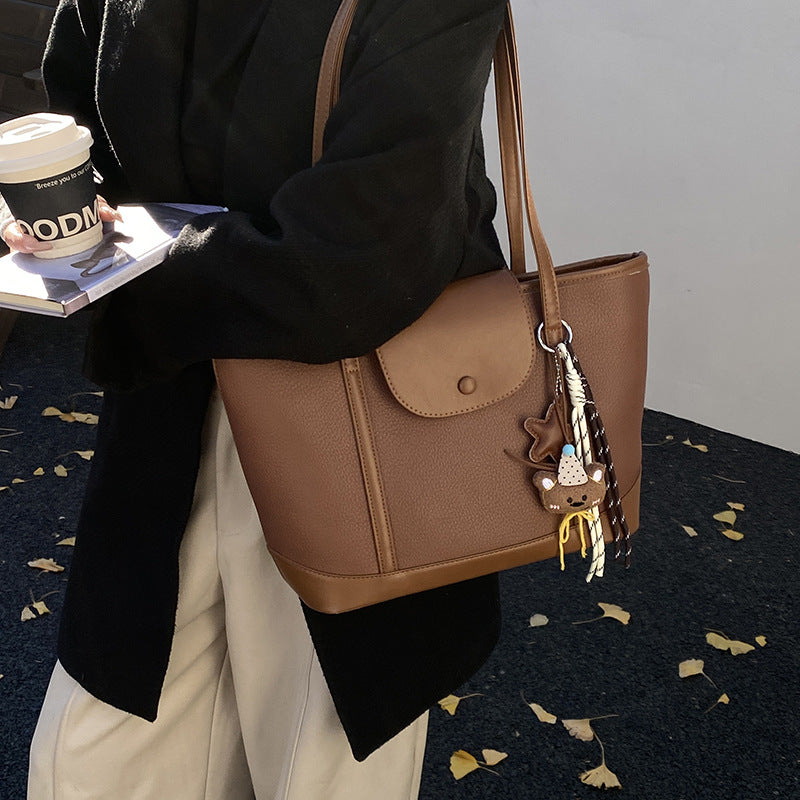 Women's Capacity Commuter High Sense Retro Out Portable Tote Bags