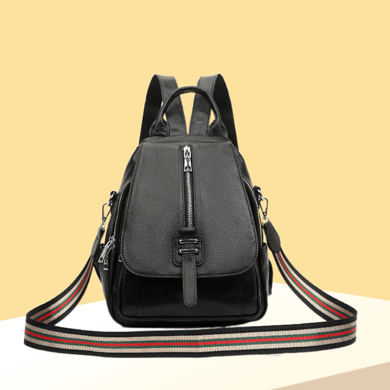 Women's Genuine Leather Korean Boutique First Layer Cowhide Women's Backpack