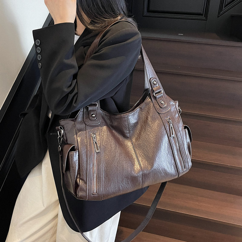 Women's Capacity High-grade Light Luxury Design Sense Niche Tote Bags