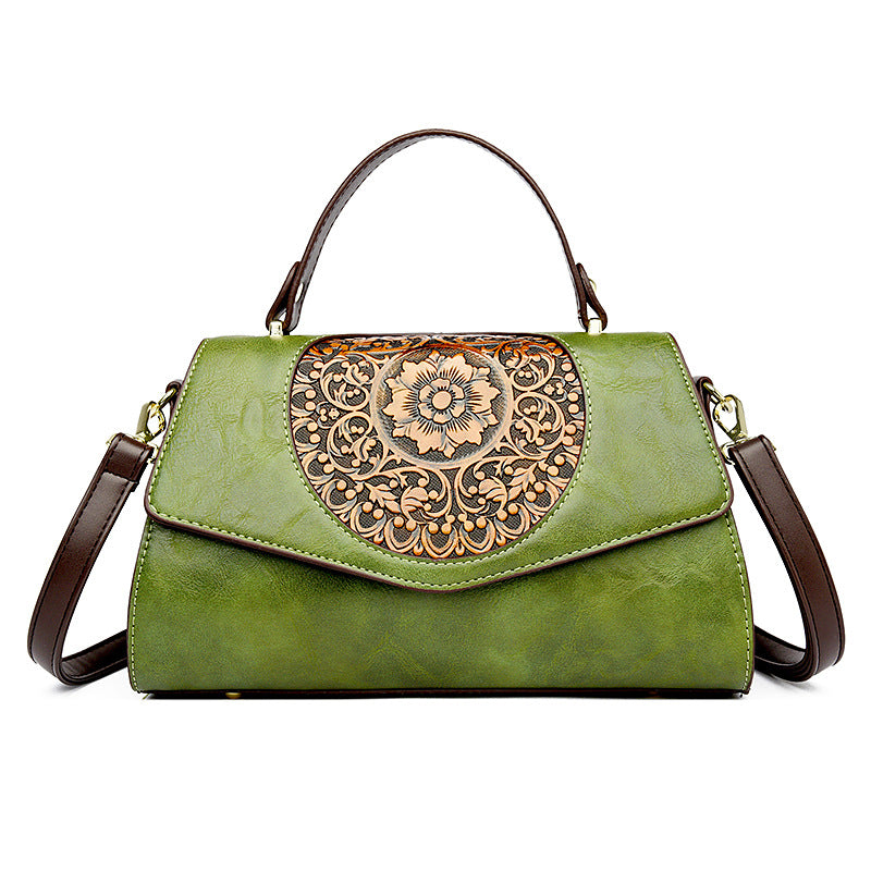 Trendy Women's Fashionable Mom Exquisite Embroidered Handbags
