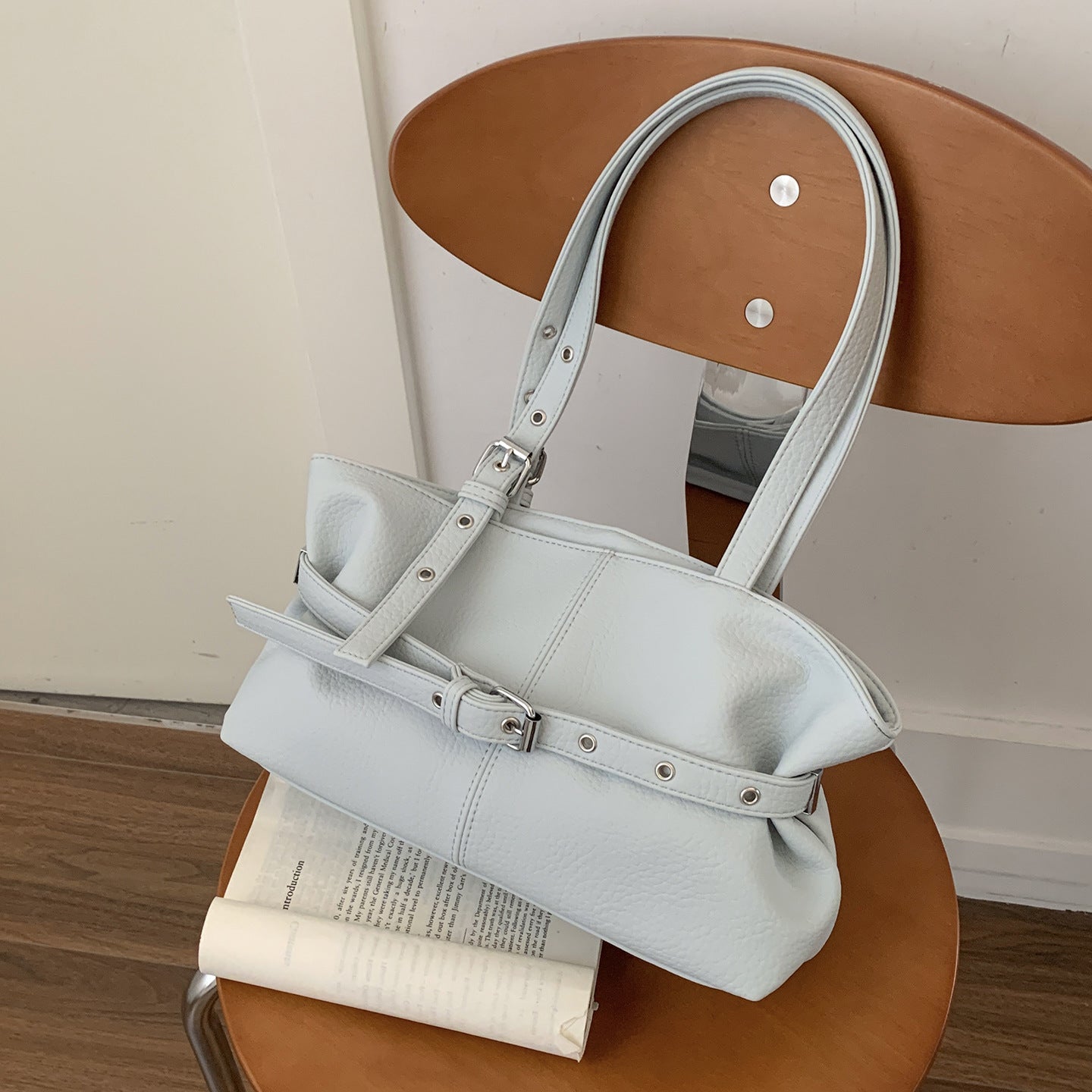 Fashion Women's Korean Underarm Commuter Simple Tote Bag