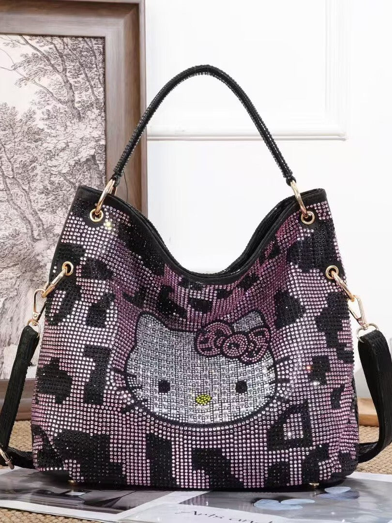 Women's Rhinestone High-grade For Commute Western Style Large Women's Shoulder Bag