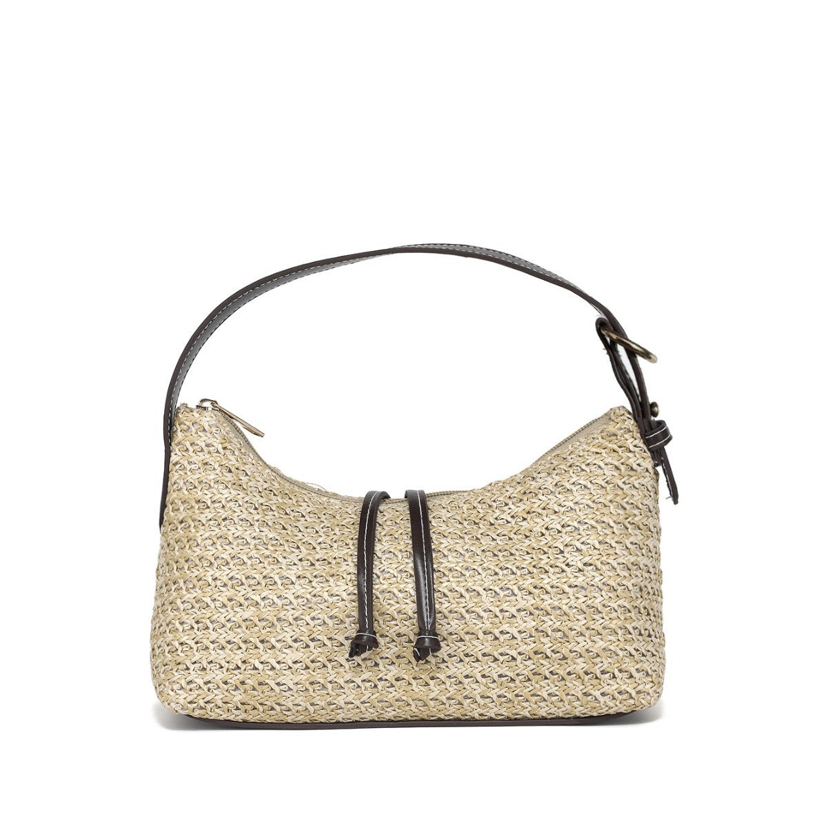 Personality Versatile Solid Color Beach Vacation Weaving Bags