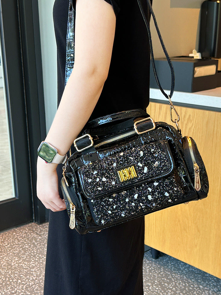 Women's Advanced Texture Crocodile Pattern Portable Fashion Elegant Bags