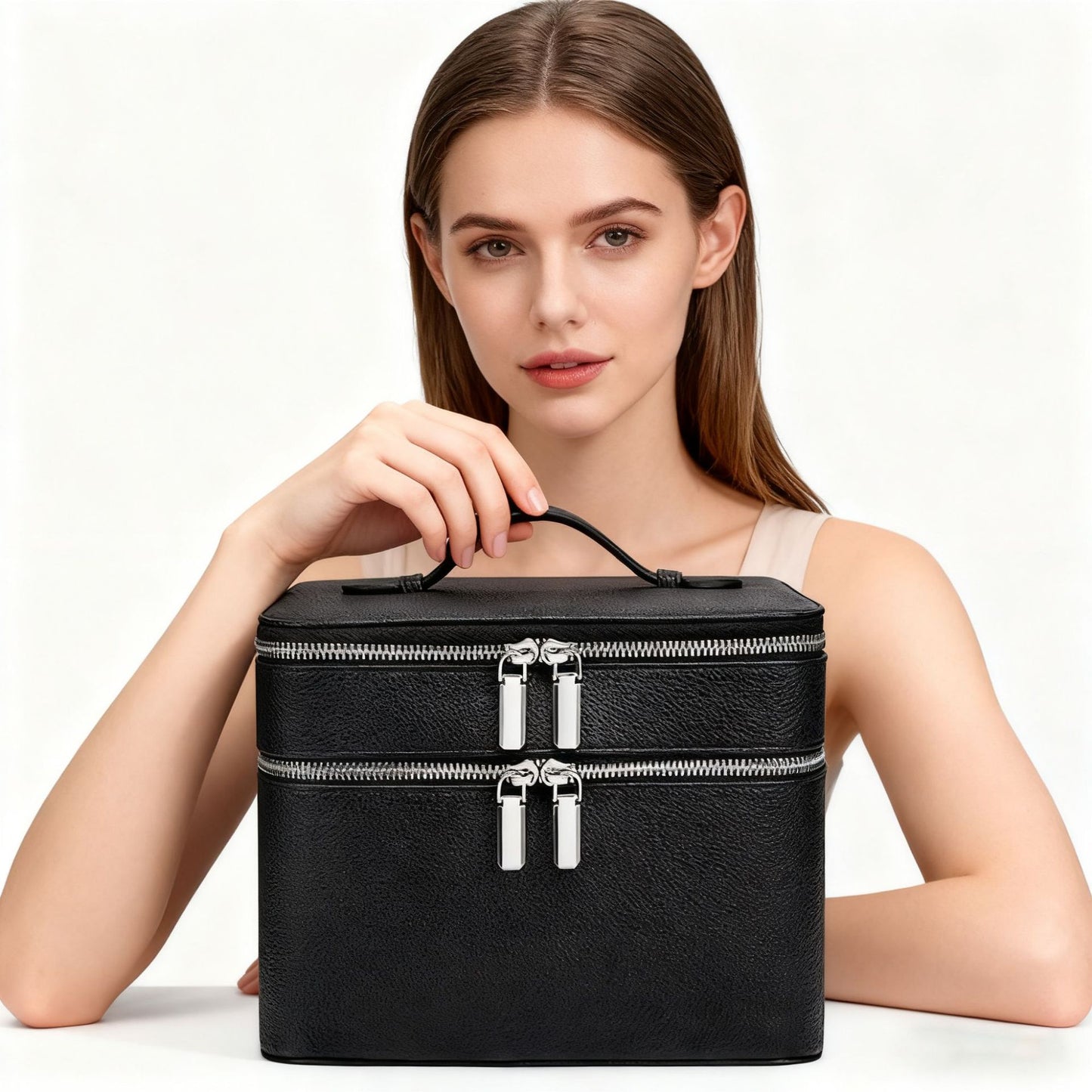 Large Capacity Printable Multifunctional Cosmetics Portable Toiletry Cosmetic Bags