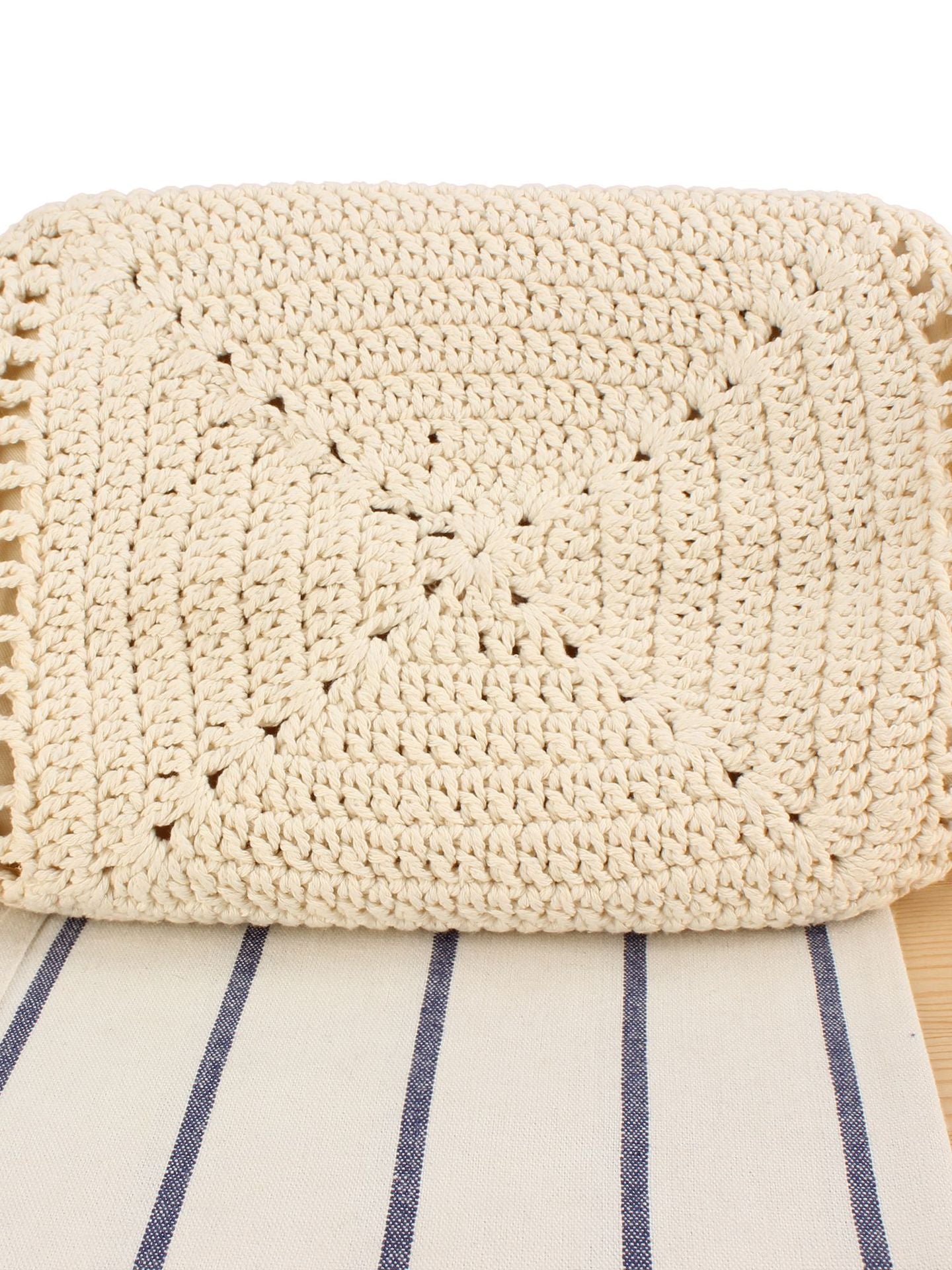 Women's Niche Mori Braided Straw Holiday Hollow Out Woven Pastoral Women's Shoulder Bag