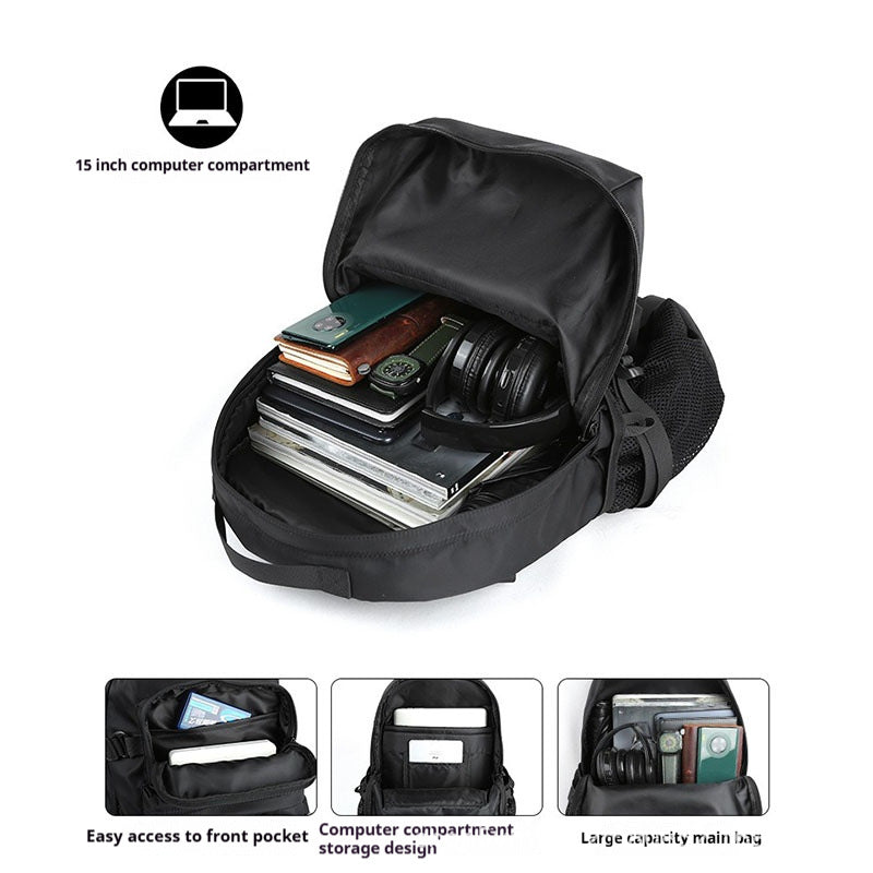 Men's & Women's Large Trendy Capacity For Boys Computer Leisure Backpack