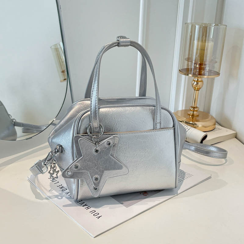 Korean Style Niche Macron Color Lightweight Trendy Shoulder Bags
