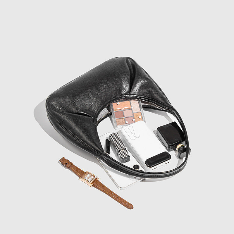Women's Z Height Premium Black Light Luxury Oval Popular Bags