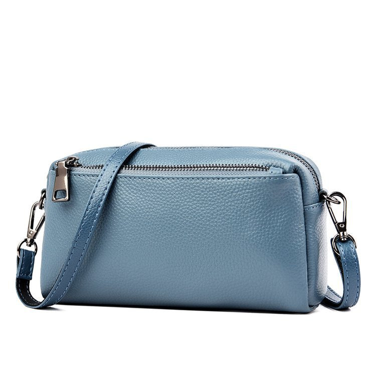 Women's First Layer Cowhide Niche Commute Minimalist Women's Messenger Bag