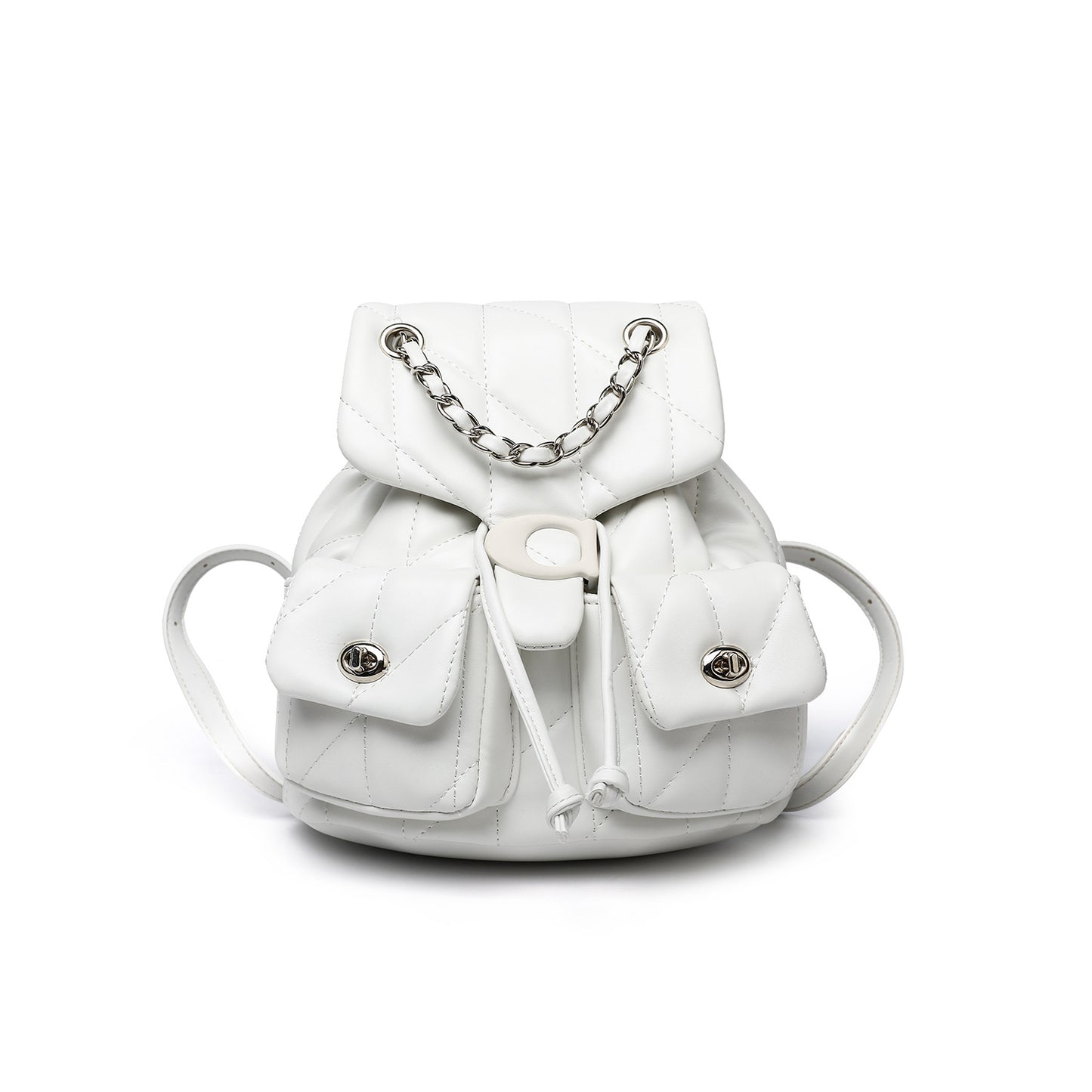 Slouchy Classic Style Rhombus Drawstring Chain Bags