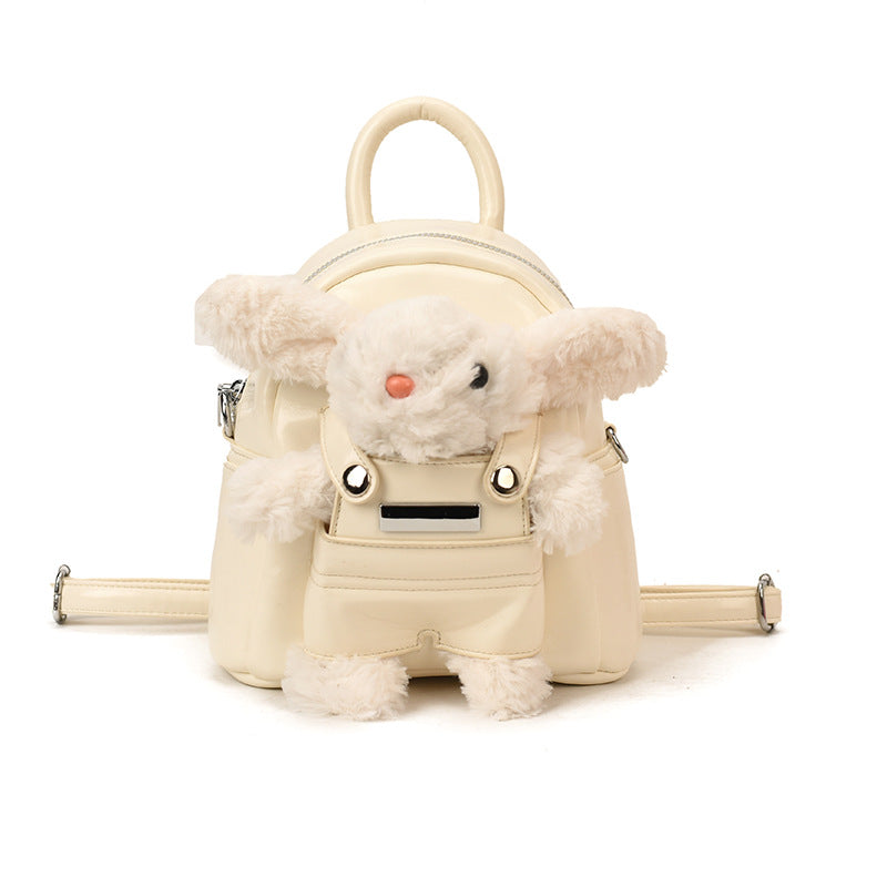 Women's Cartoon Plush Bunny Cute Mini Solid Bags